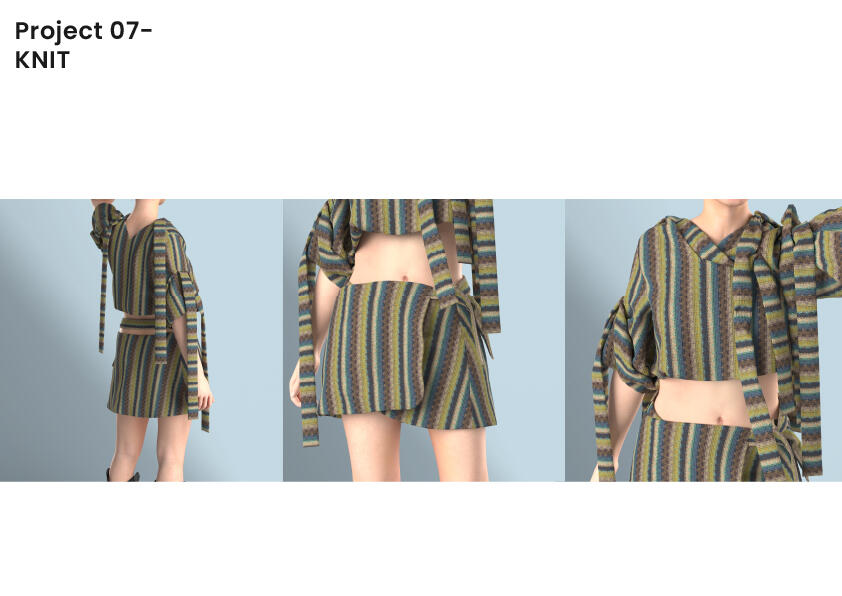 Martinsgardpatternmaking cases. projekt 07. knit pattern making