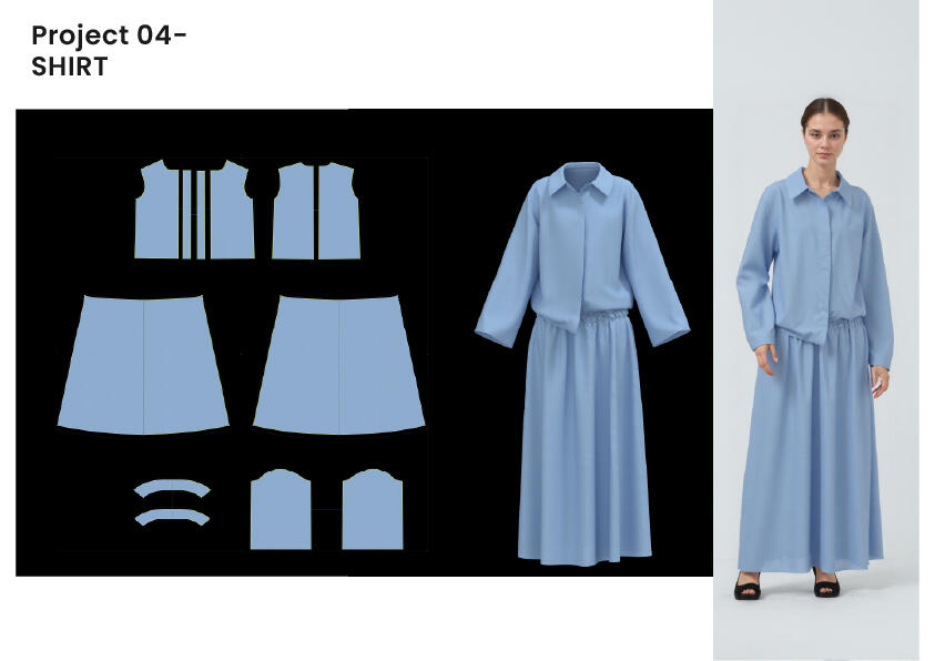 Martinsgardpatternmaking cases. projekt 04. shirt pattern making