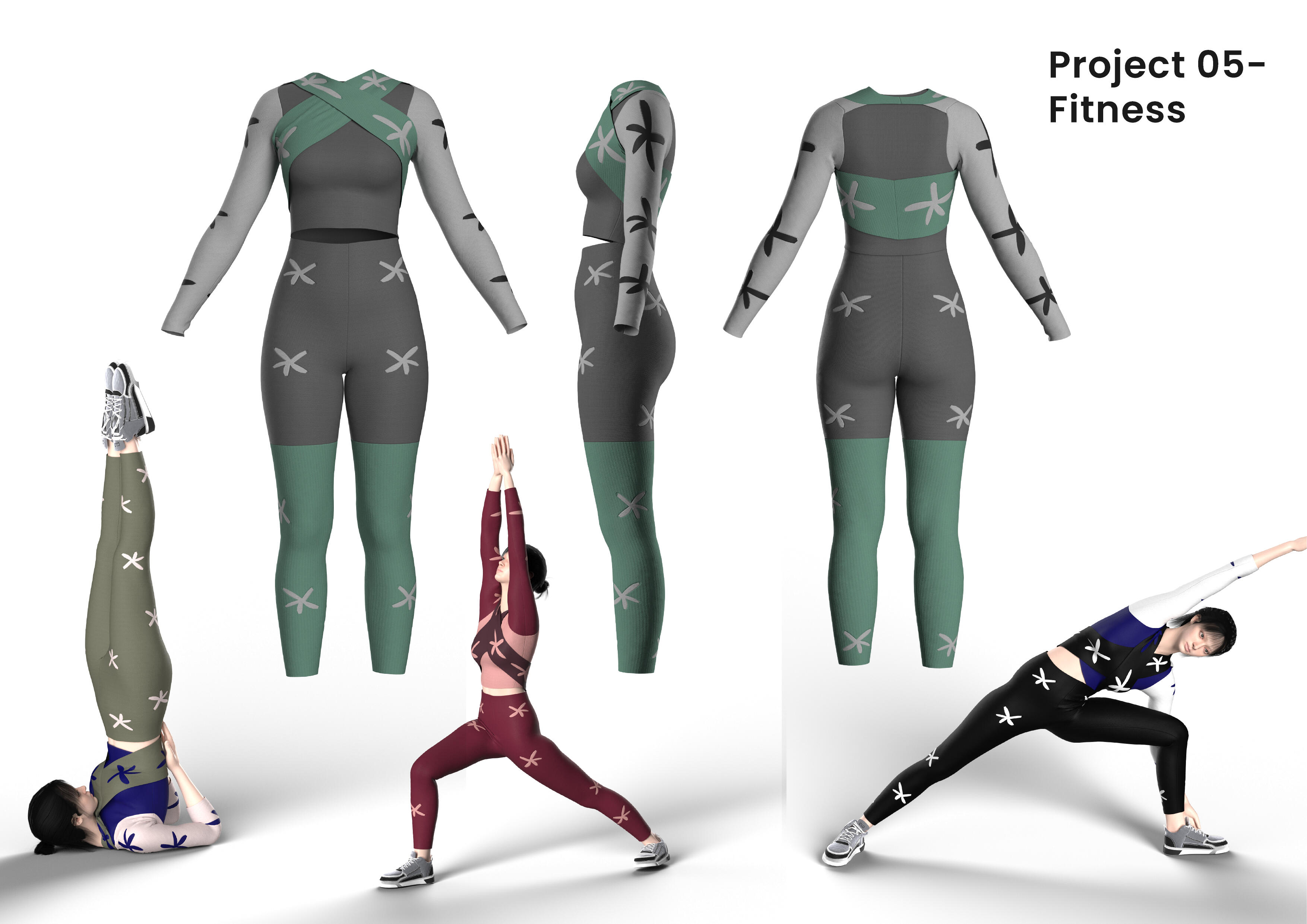 Martinsgardpatternmaking cases. projekt 05. fitness pattern making